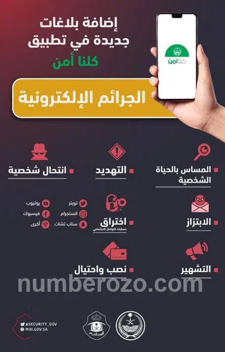 تقديم بلاغ التعرض للإساءة الكترونيا عبر كلنا أمن