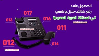 كيفية الحصول على رقم هاتف منزل وهمي في المملكة العربية السعودية